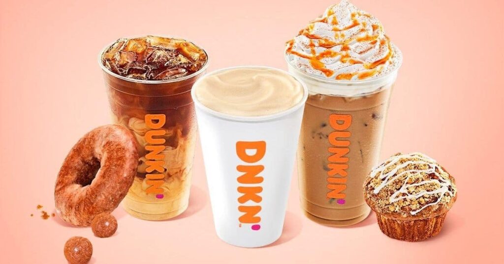 Iced Drinks Dunkin' Donuts Menu & Prices in USA 