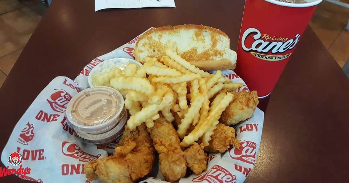 Raising Cane’s Menu & Prices in USA