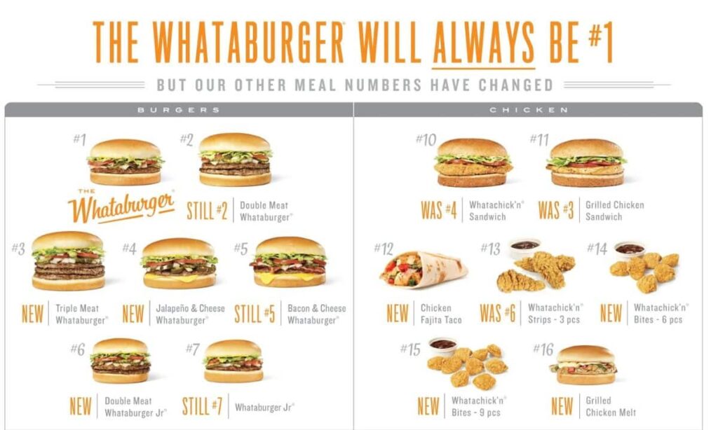 Whataburger Lunch Menu