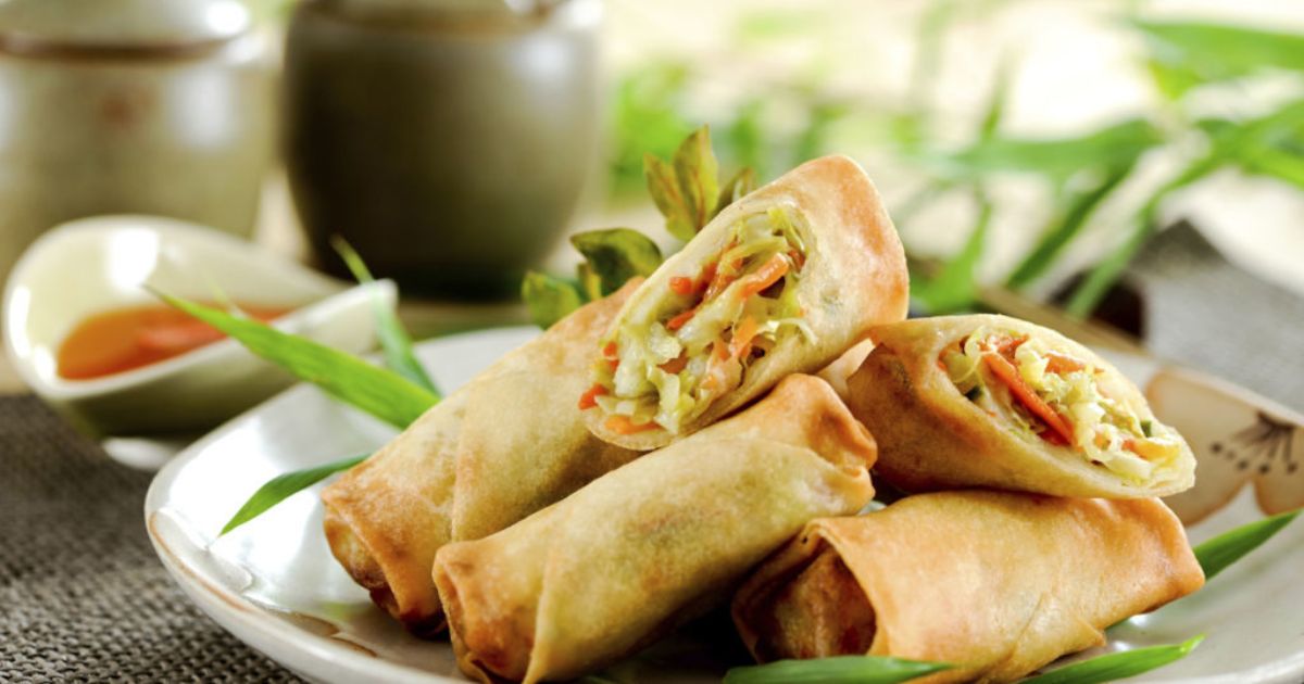 Fire Noodle Spring Rolls