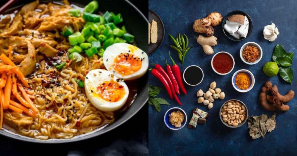 Fire Noodles With Other Ingredients