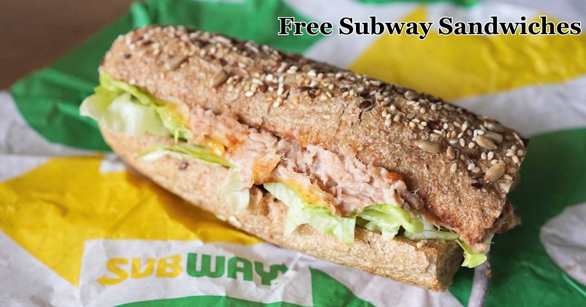 Free Subway Sandwiches