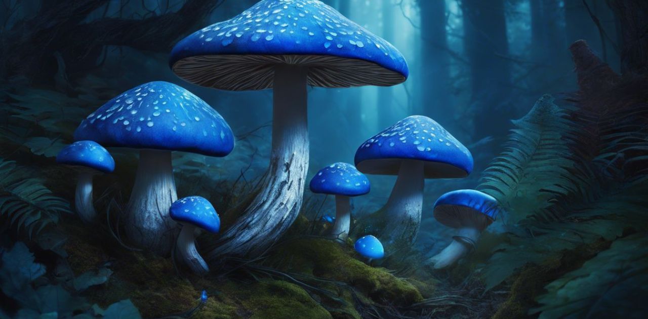 Blue Meanie Mushroom